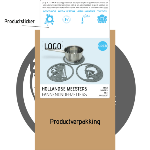 Hollandse Meesters | Pannenonderzetters | Recycled Vilt - Image 3