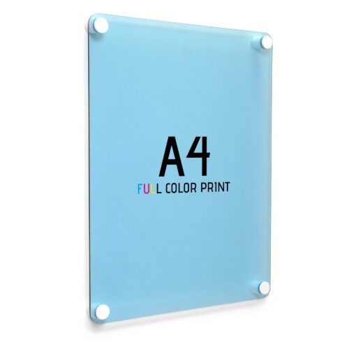 Plexiglas Deurbord | Full Color Print | Blauw