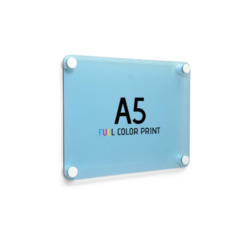 Alternative view of Plexiglas Deurbord | Full Color Print | Blauw