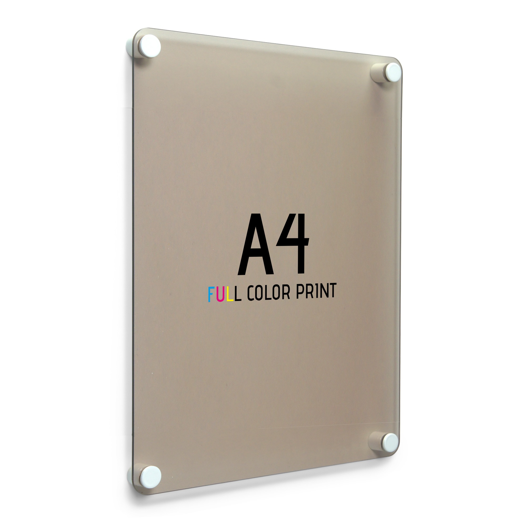 Plexiglas Deurbord | Full Color Print | Bruin