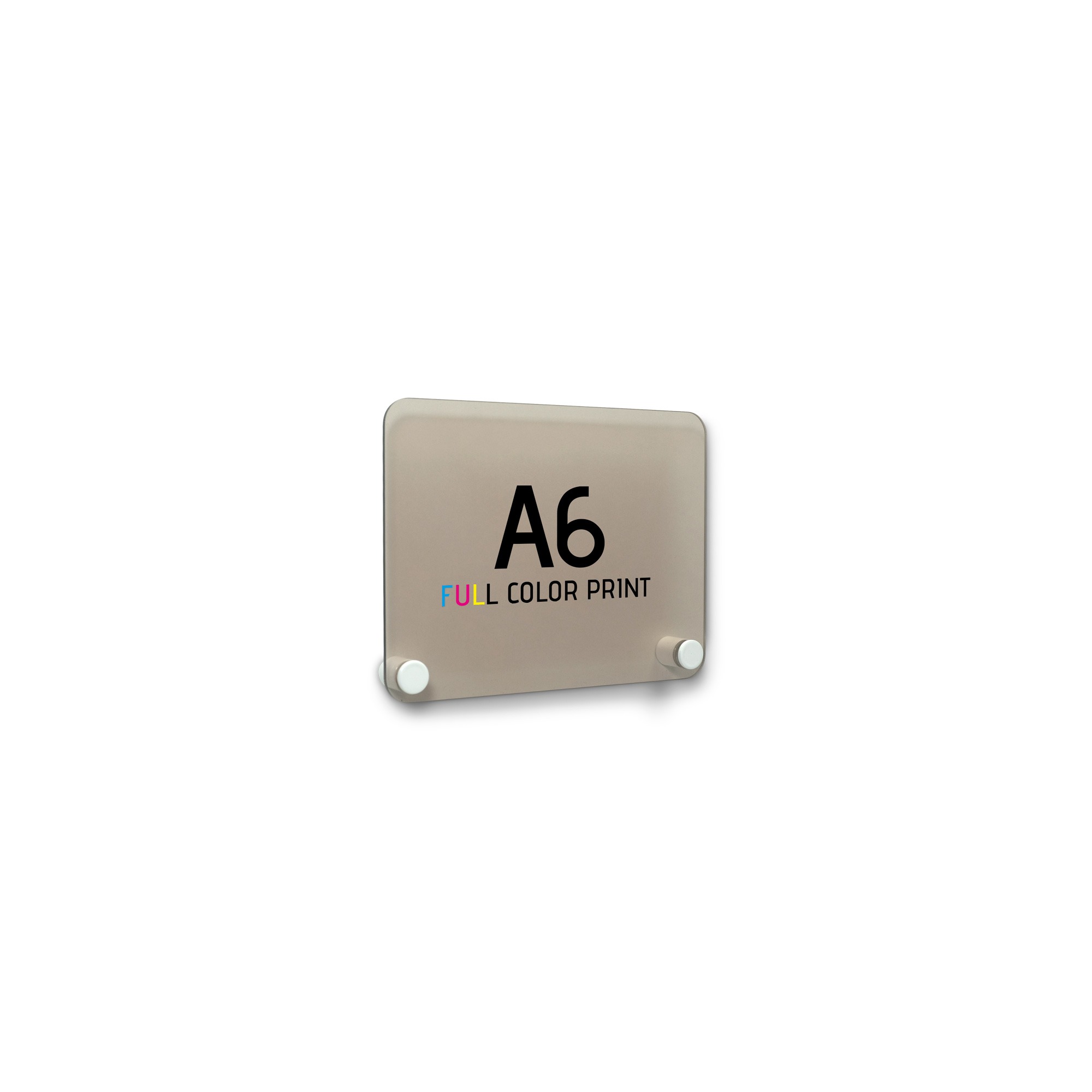 Plexiglas Deurbord | Full Color Print | Bruin - Image 3