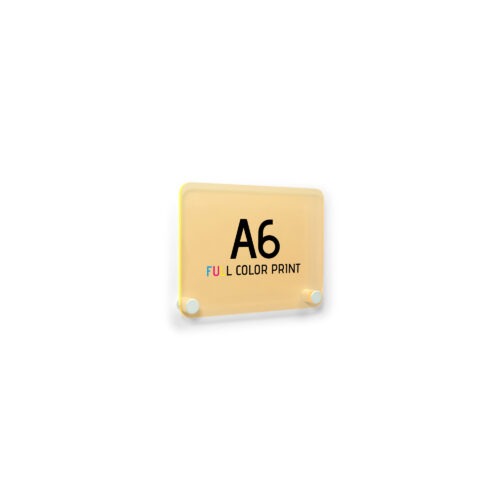 Plexiglas Deurbord | Full Color Print | Fluor geel - Image 3