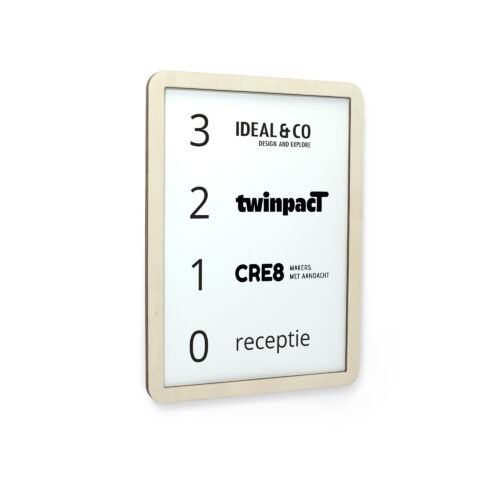 Houten Deurbord | A4/A5/A6 - Afbeelding 3
