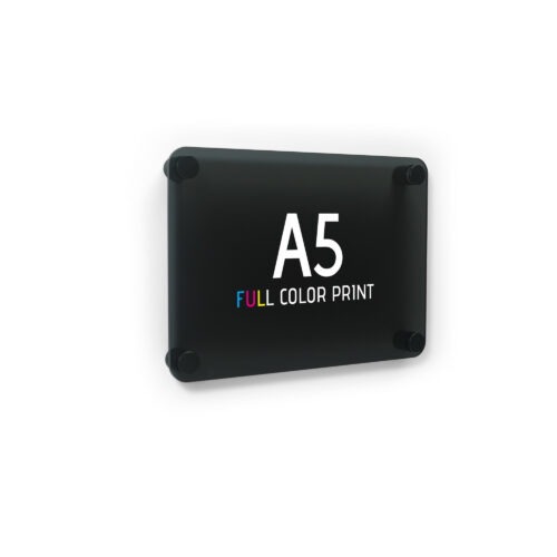 Alternative view of Plexiglas Deurbord | Full Color Print | Zwart