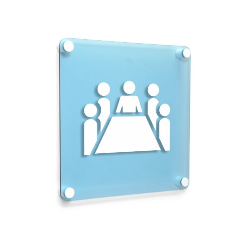 Pictogram | Blauw | Recycled plexiglas