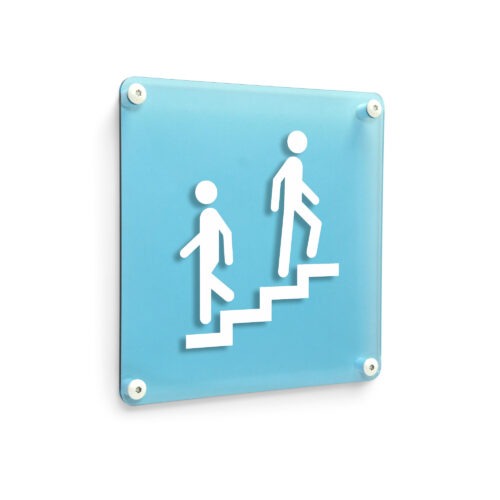 Pictogram | Blauw | Recycled plexiglas - Afbeelding 2