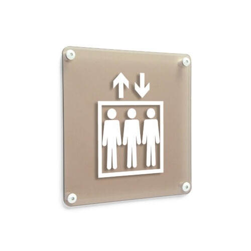 Pictogram | Bruin | Recycled plexiglas - Afbeelding 2