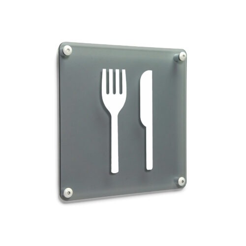 Pictogram | Grijs | Recycled plexiglas - Afbeelding 2