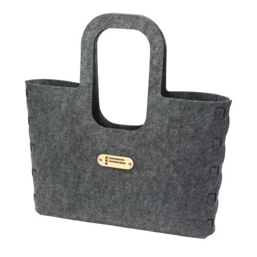 Makerbag | Recycled Vilt | Donker grijs - Afbeelding 3