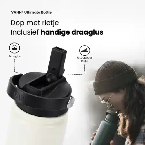 Ultimate Bottle - 0,65L RVS Drinkfles - Afbeelding 6
